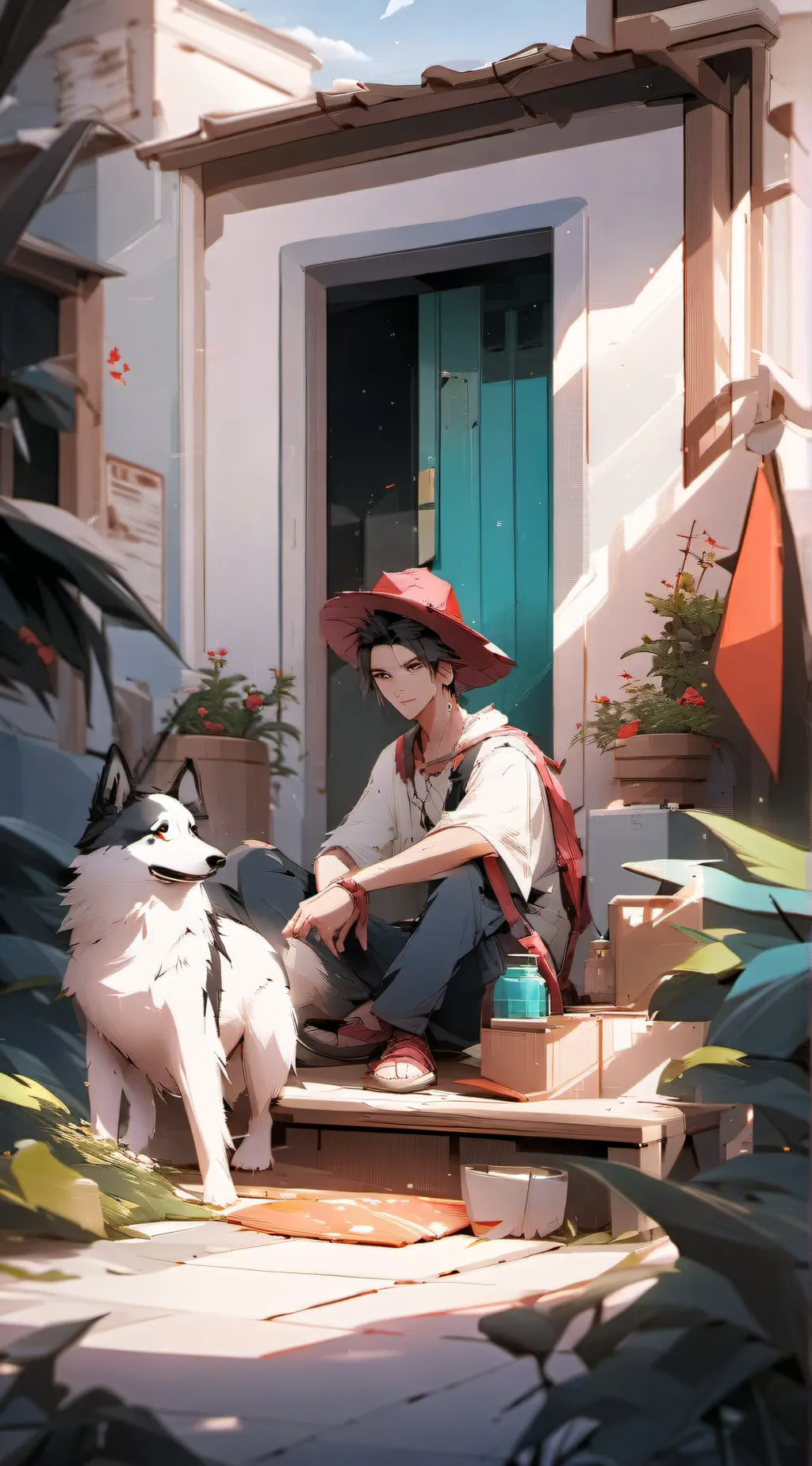 ai character: Max background
