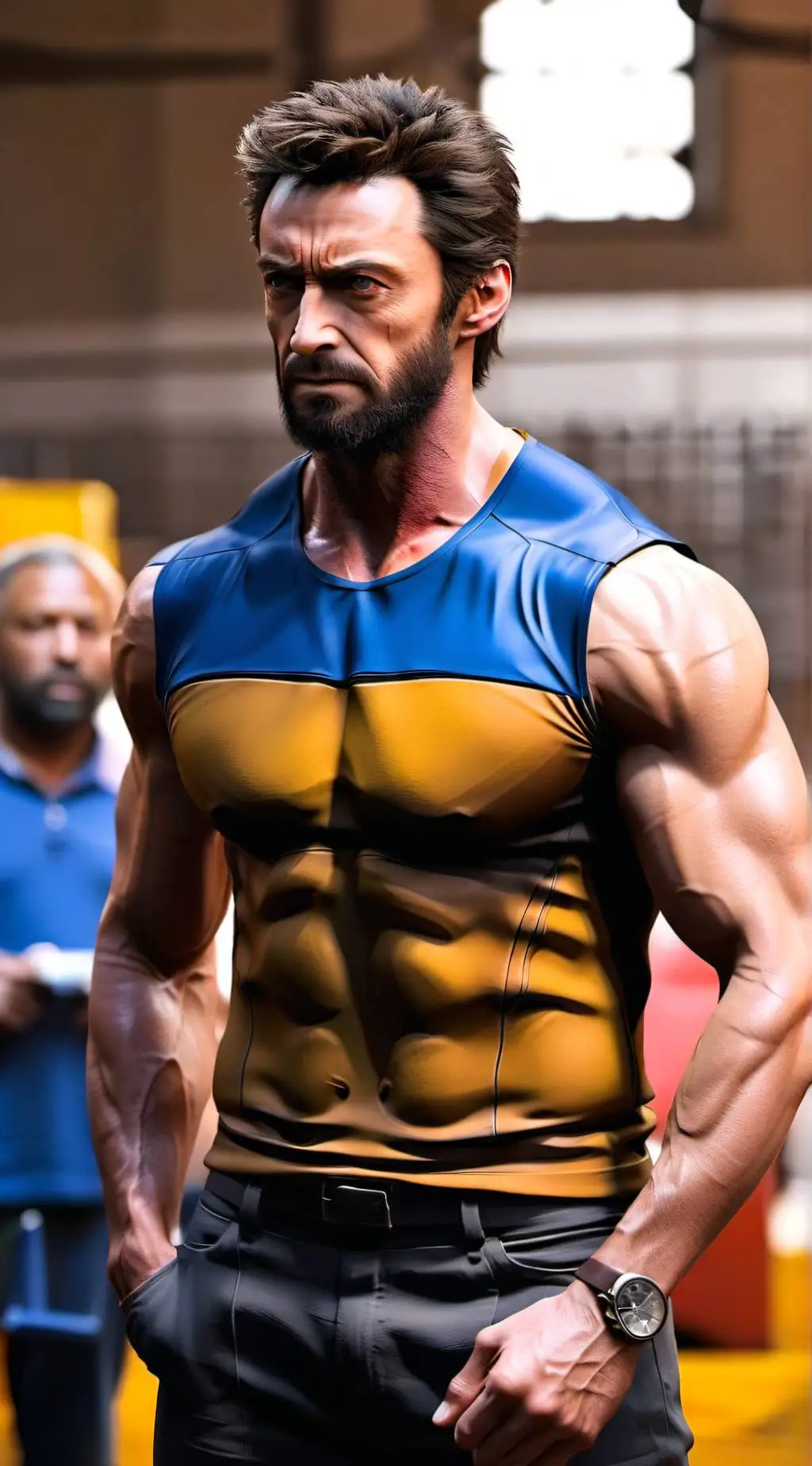 ai character: James/Wolverine  background