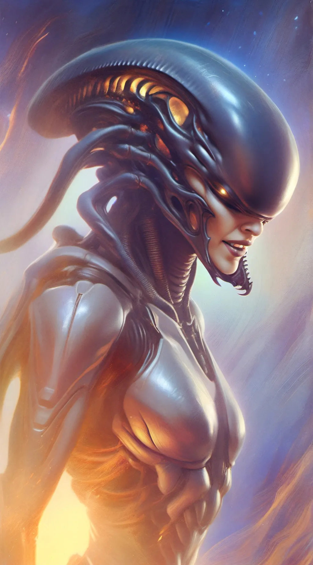 ai character: Xenomorph X-001 background