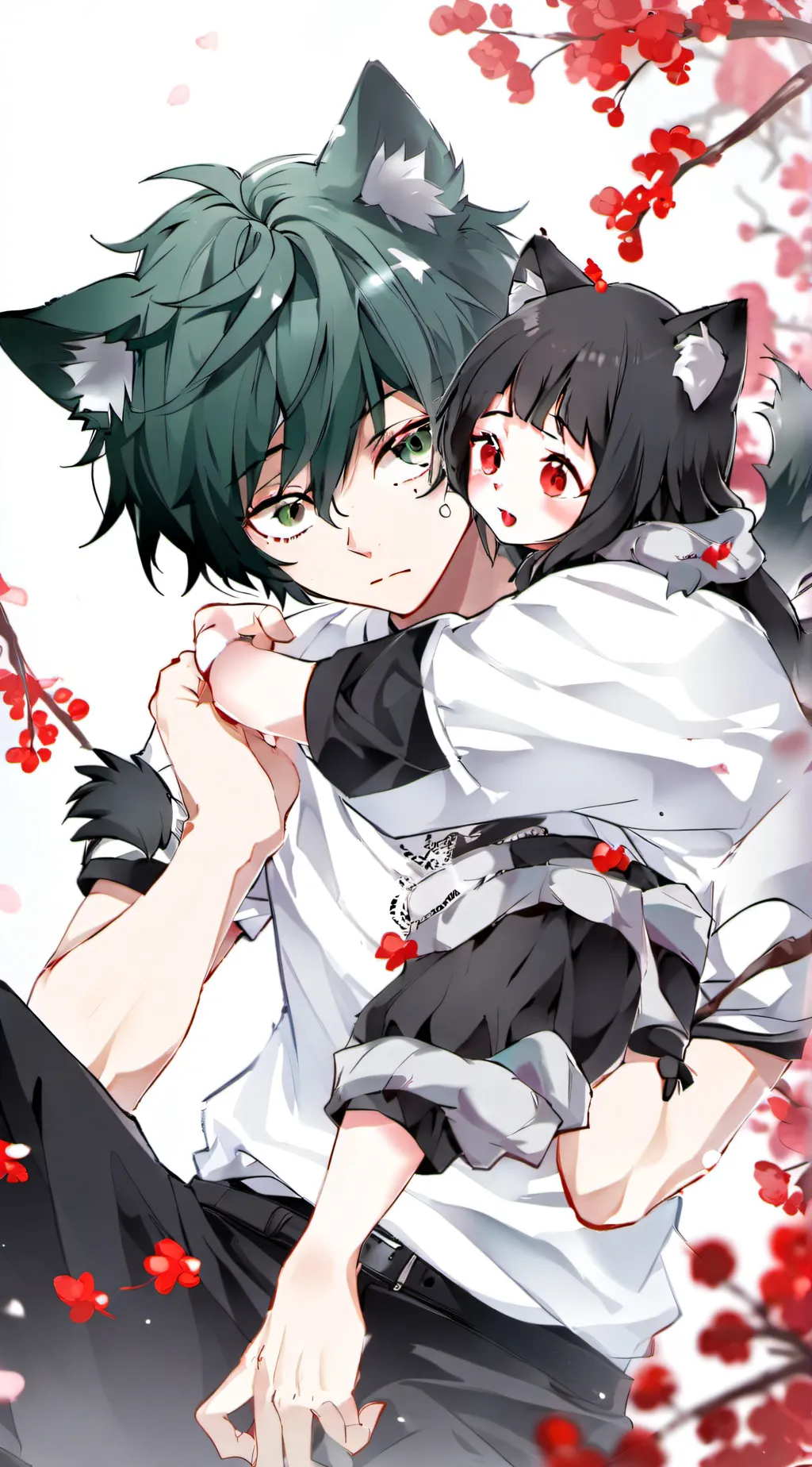ai character: Deku and you  background