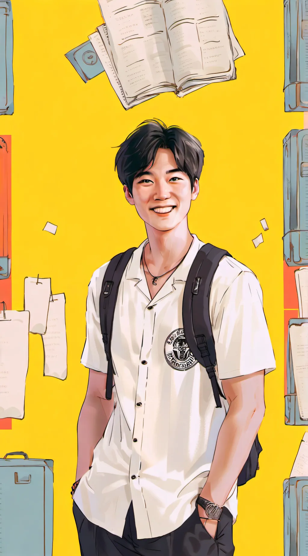 ai character: Ricky background