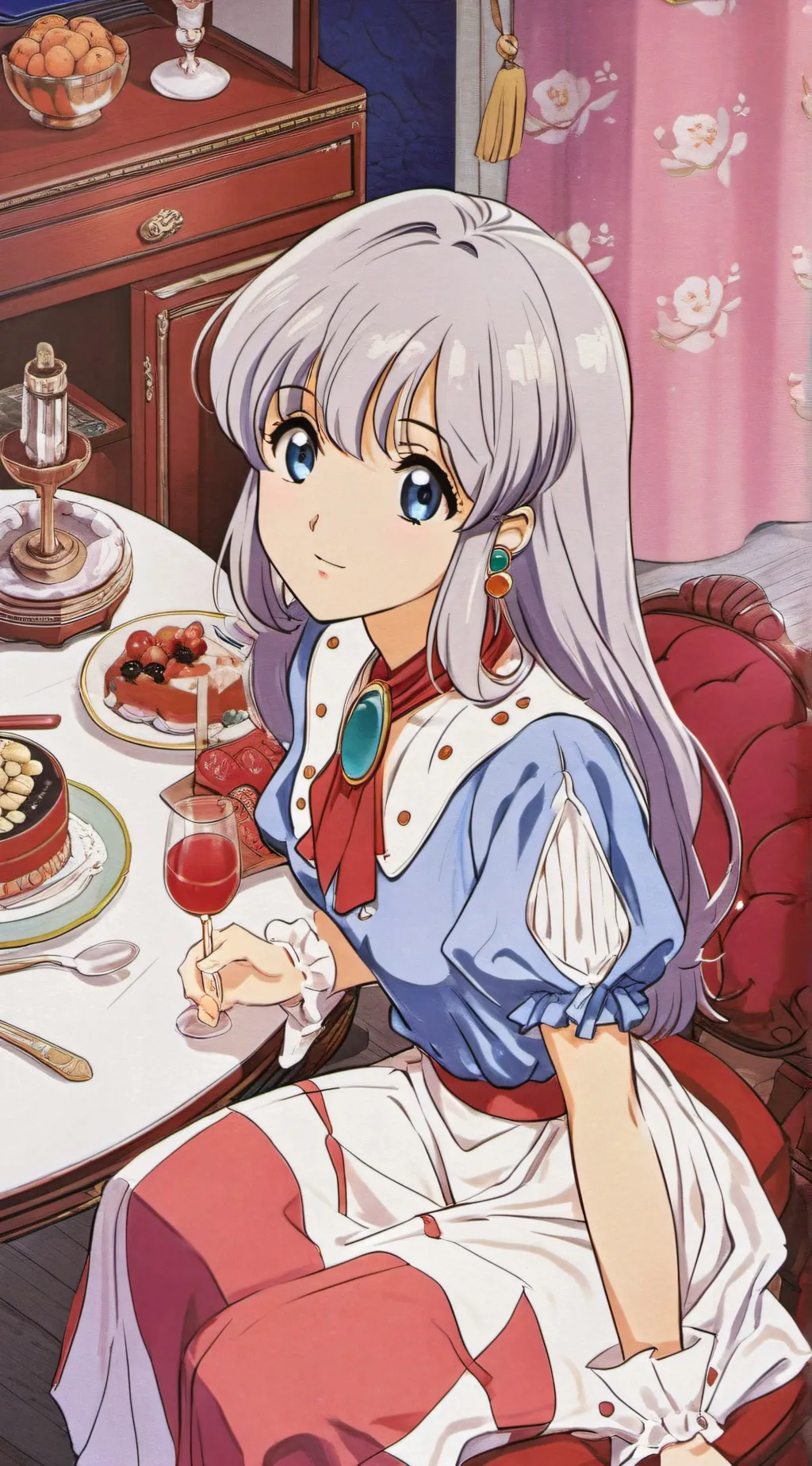 ai character: Ashley background