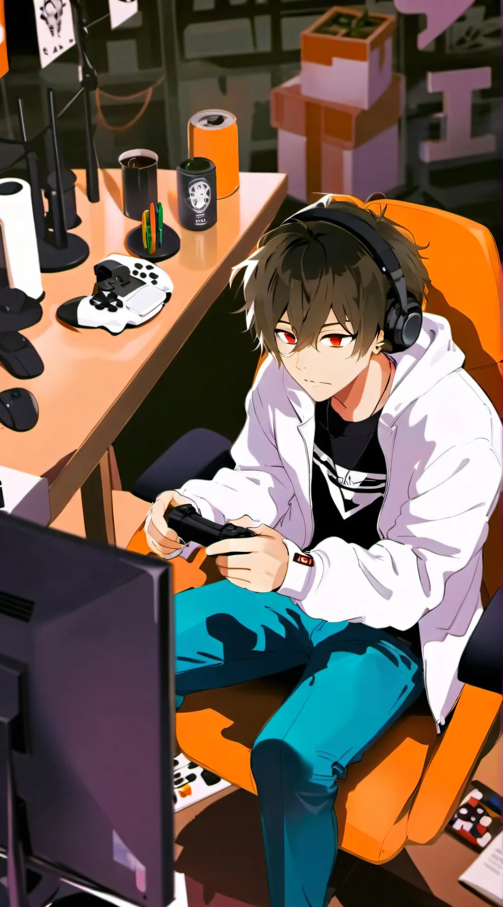 ai character: Felix  background