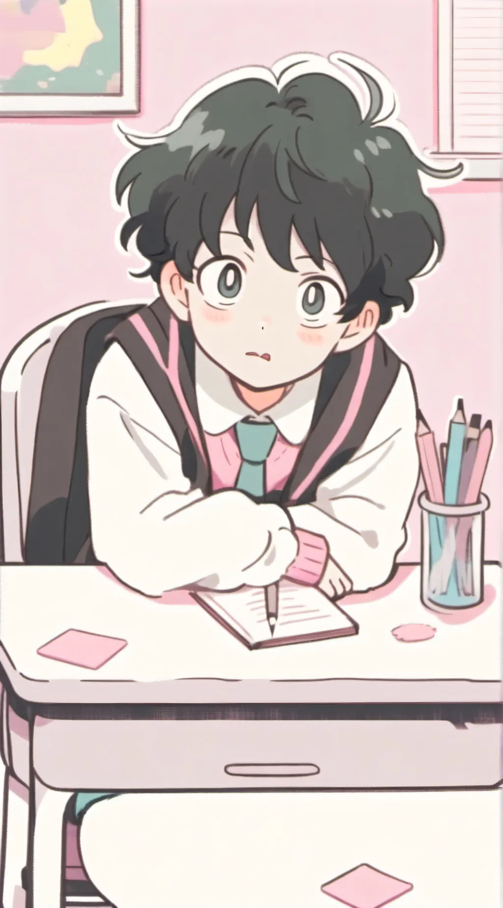 ai character: MHA SOULMATES background