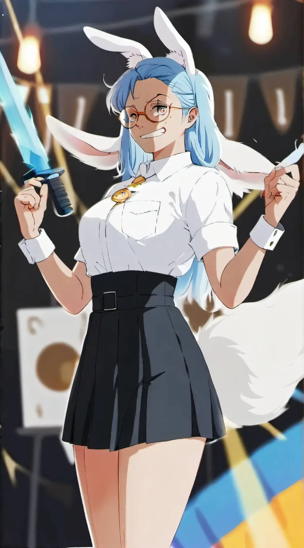 ai character: One piece  background