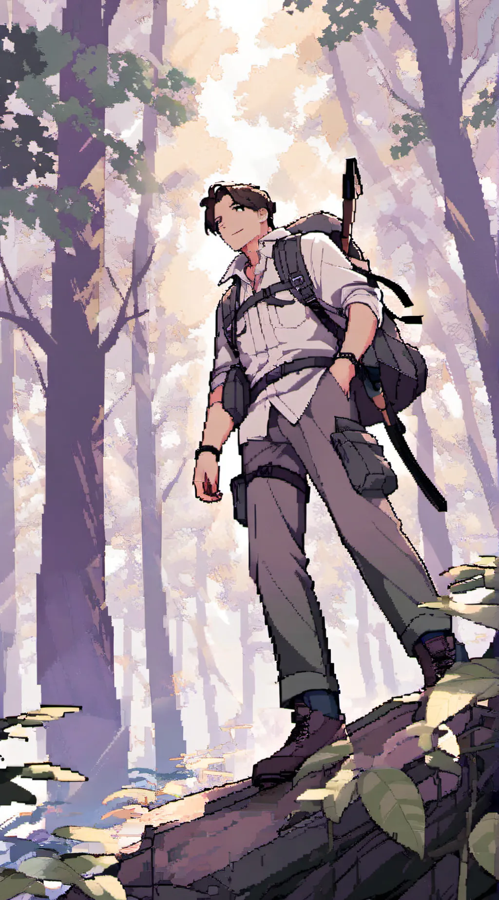 ai character: angeldust angst background