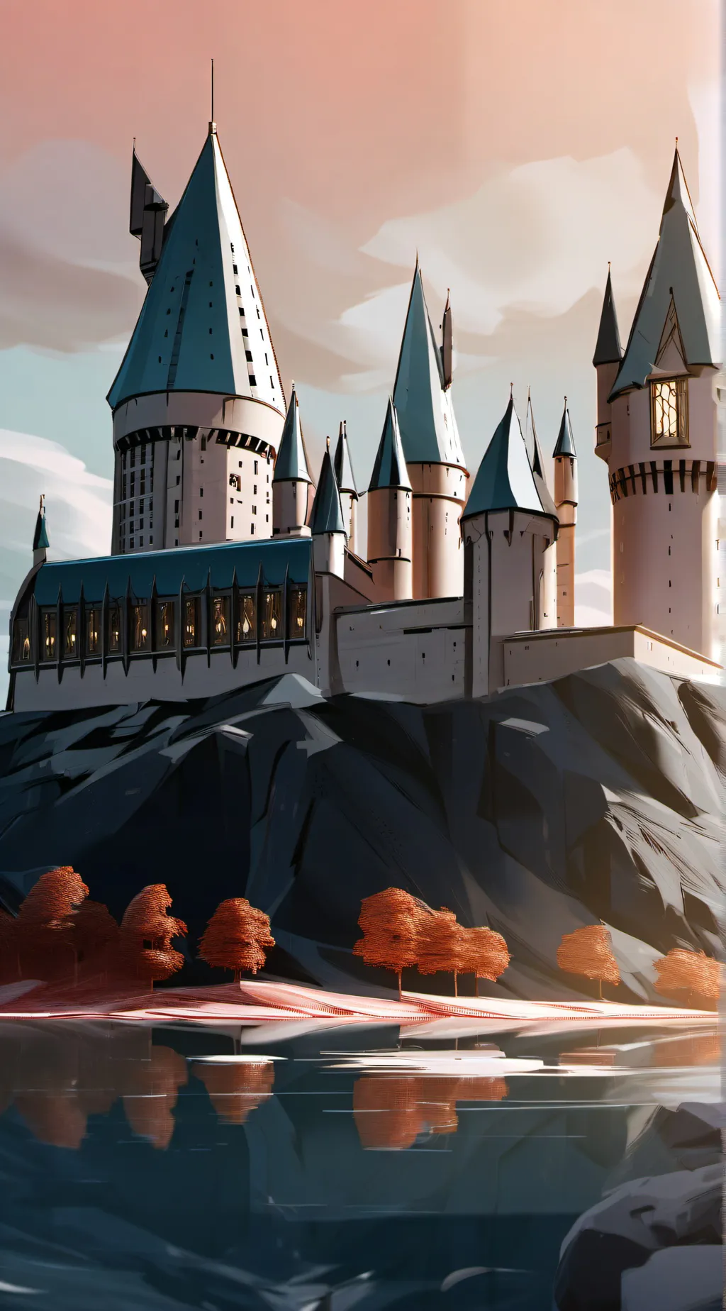 ai character: Hogwarts background