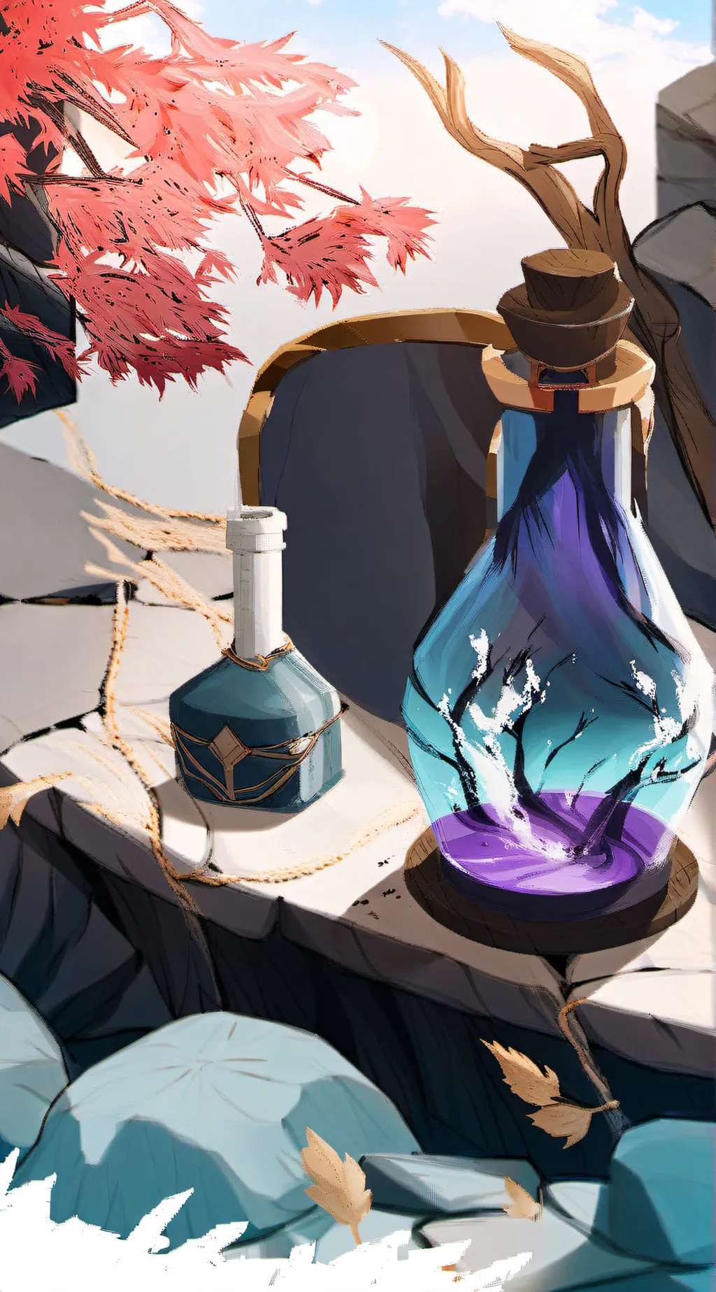 ai character: Siren Potion background