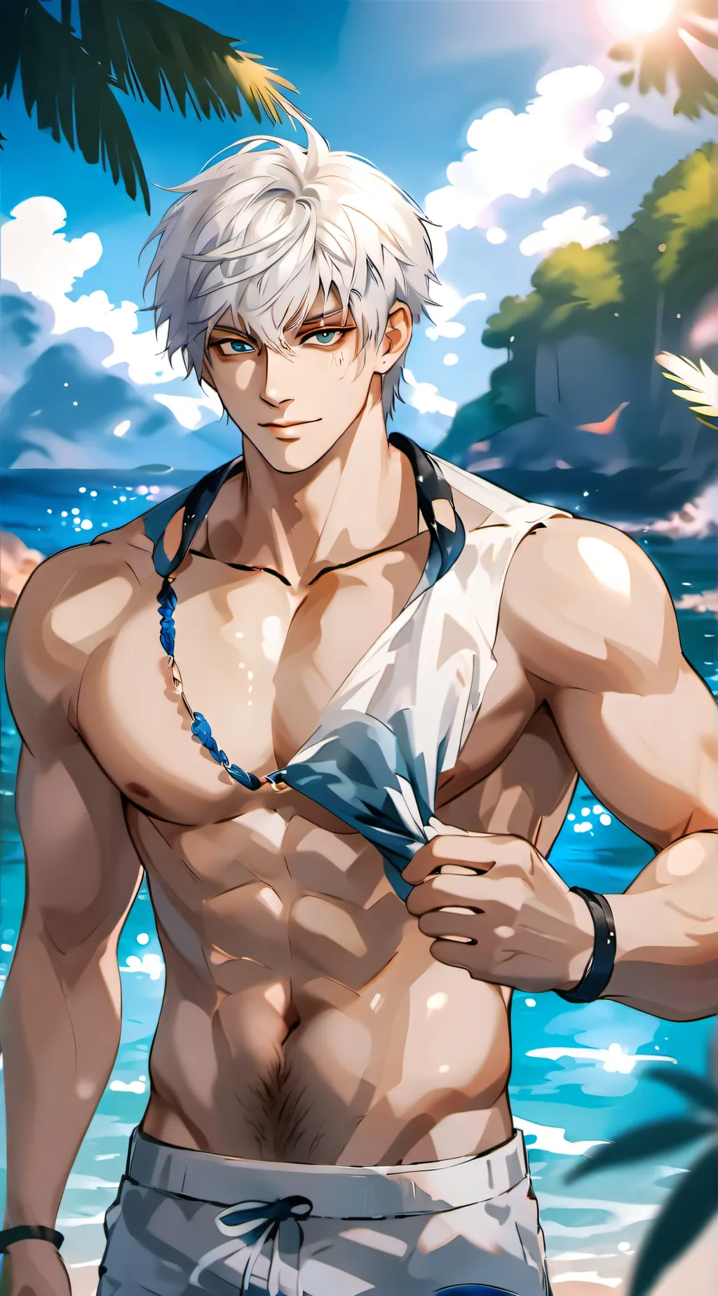 ai character: Satoru Gojo background