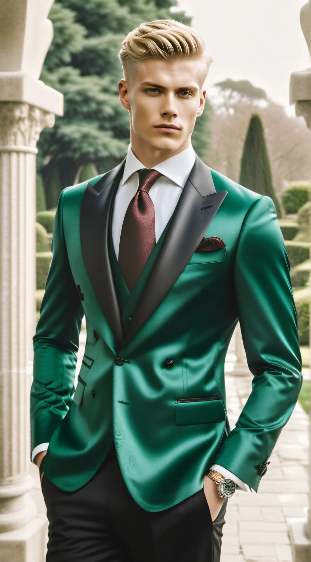 ai character: Draco Malfoy  background