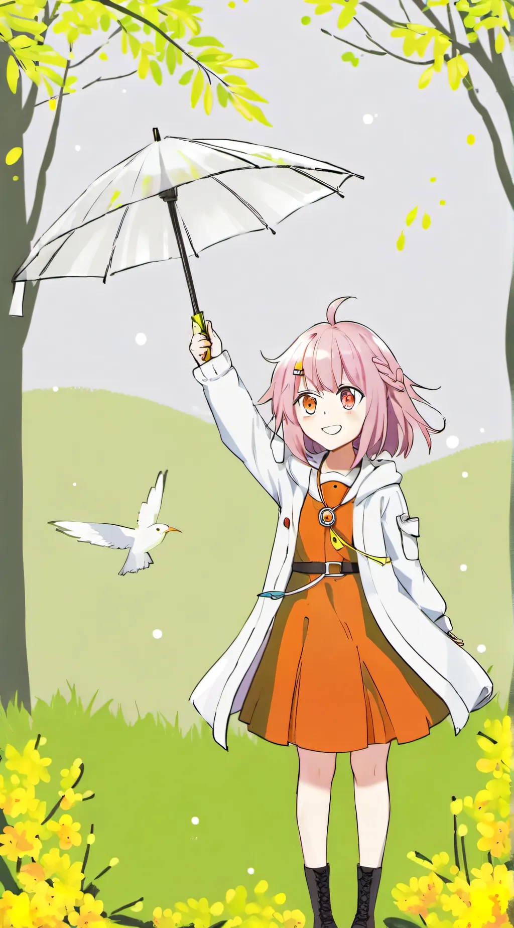 ai character: ☆ Emu otori! 🐾 background