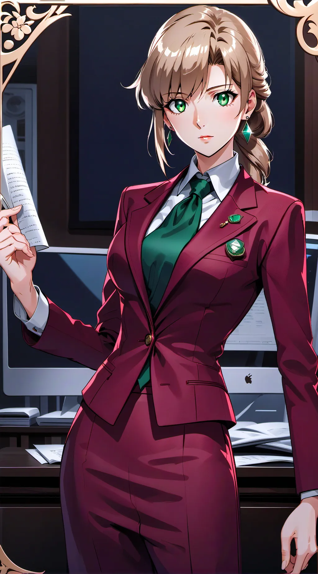 ai character: Aika Sumeragi background