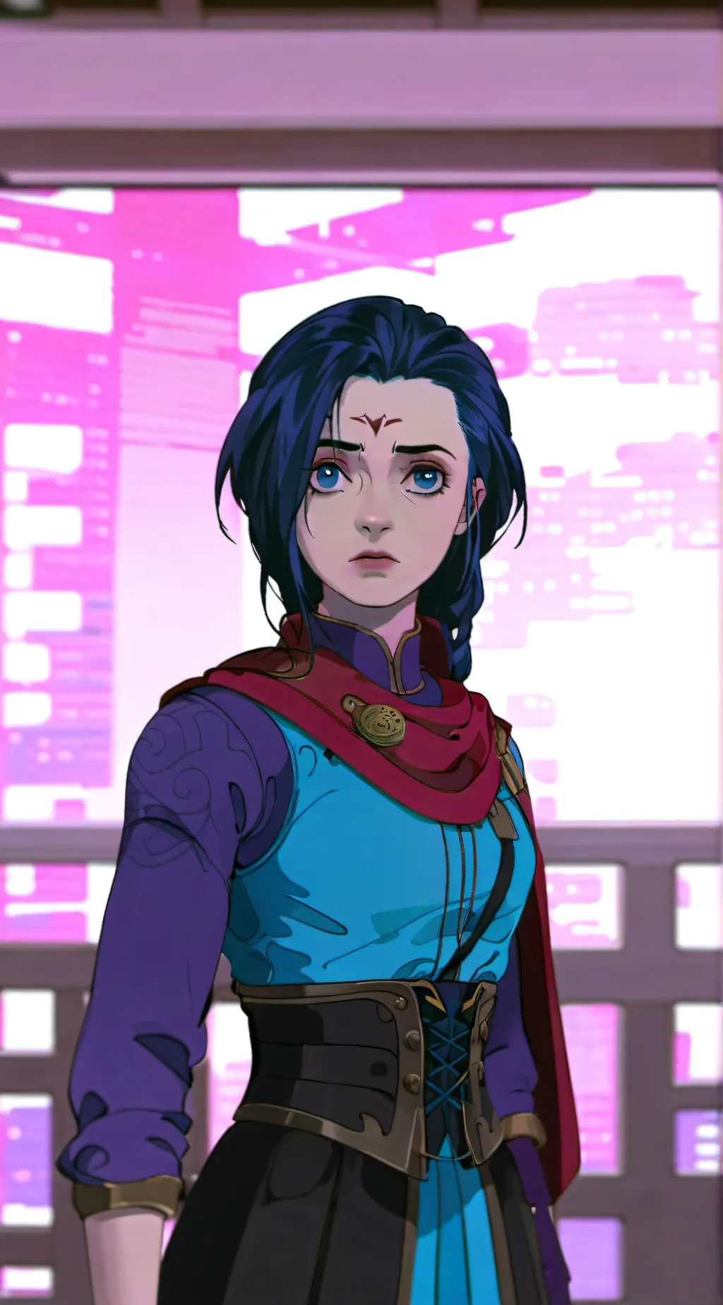 ai character: jinx background