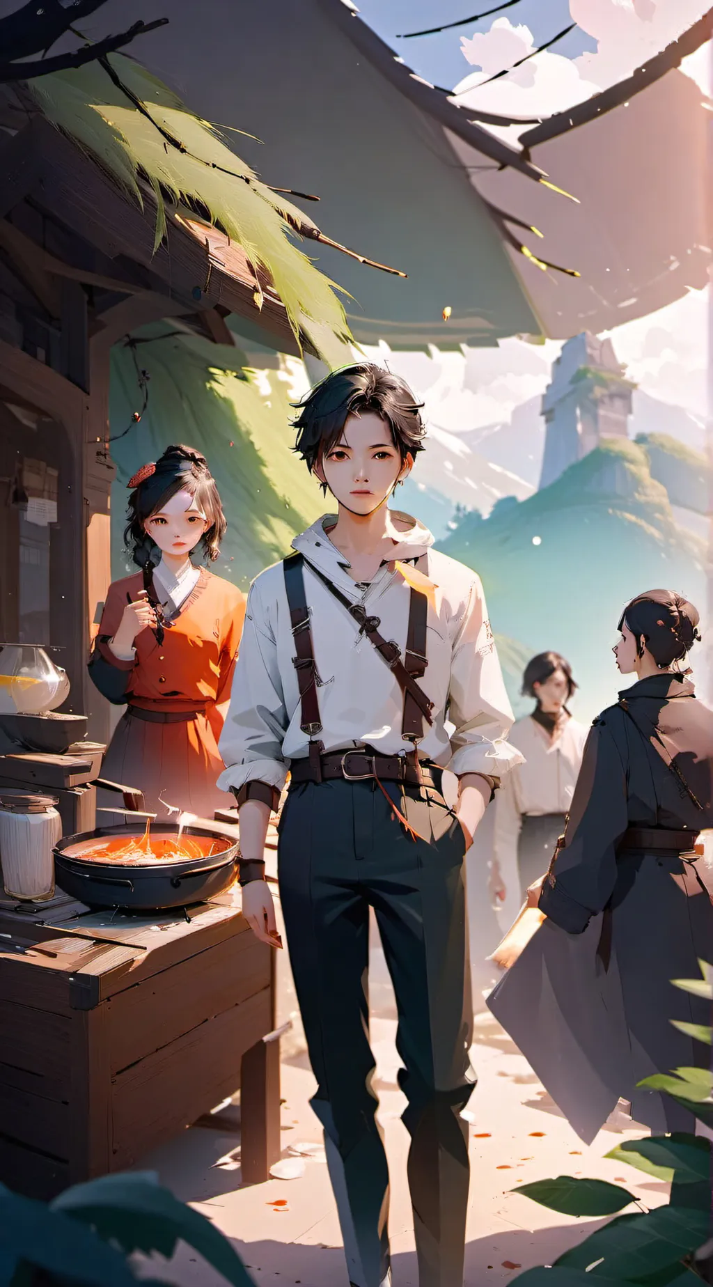 ai character: Max background