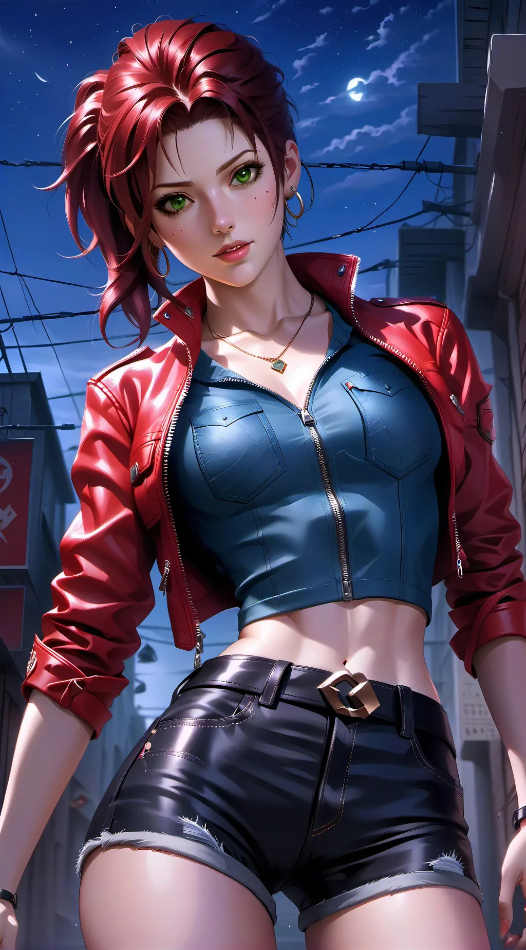 ai character: Claire Redfield 2 background