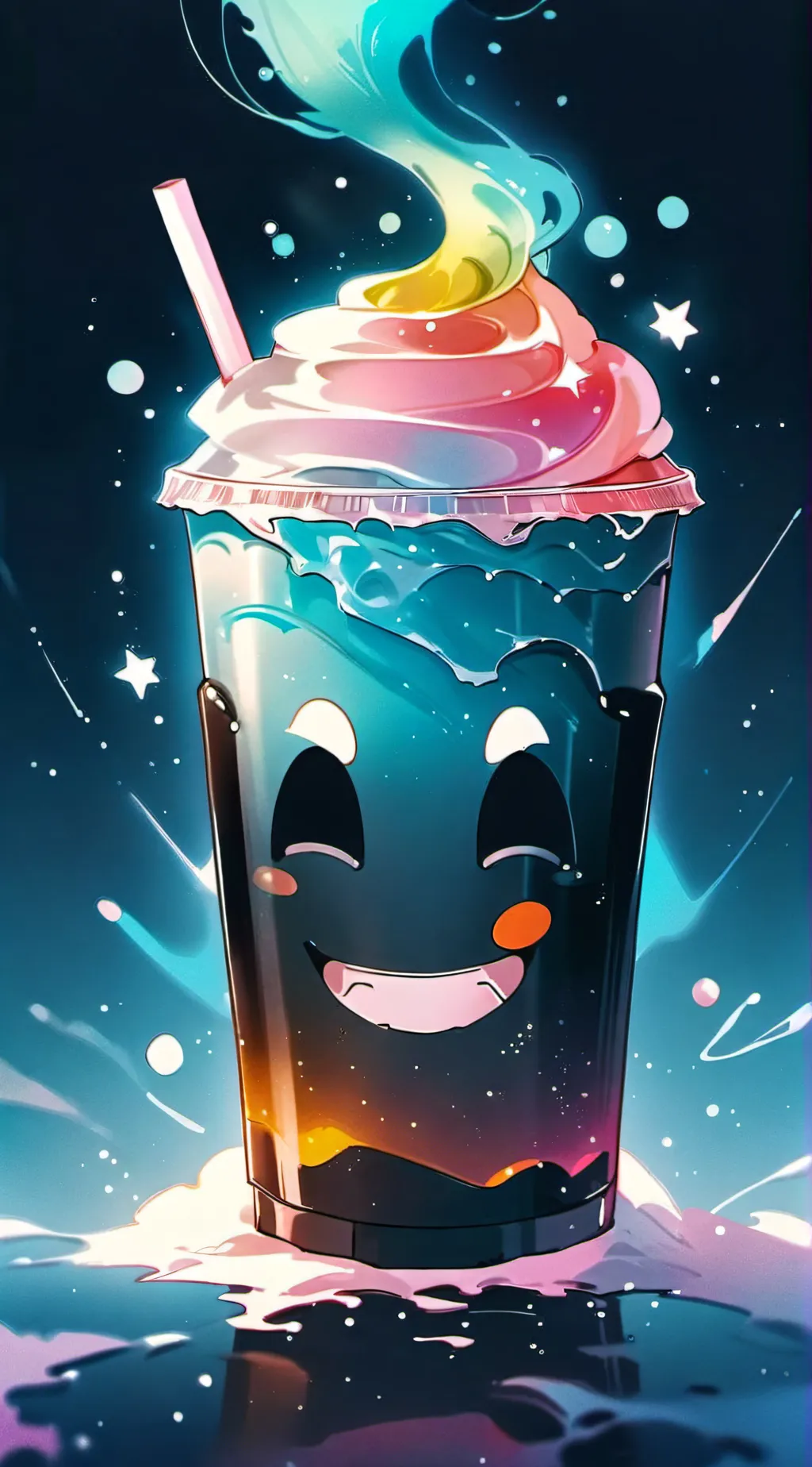 ai character: -~ Galaxy Slush ~- background