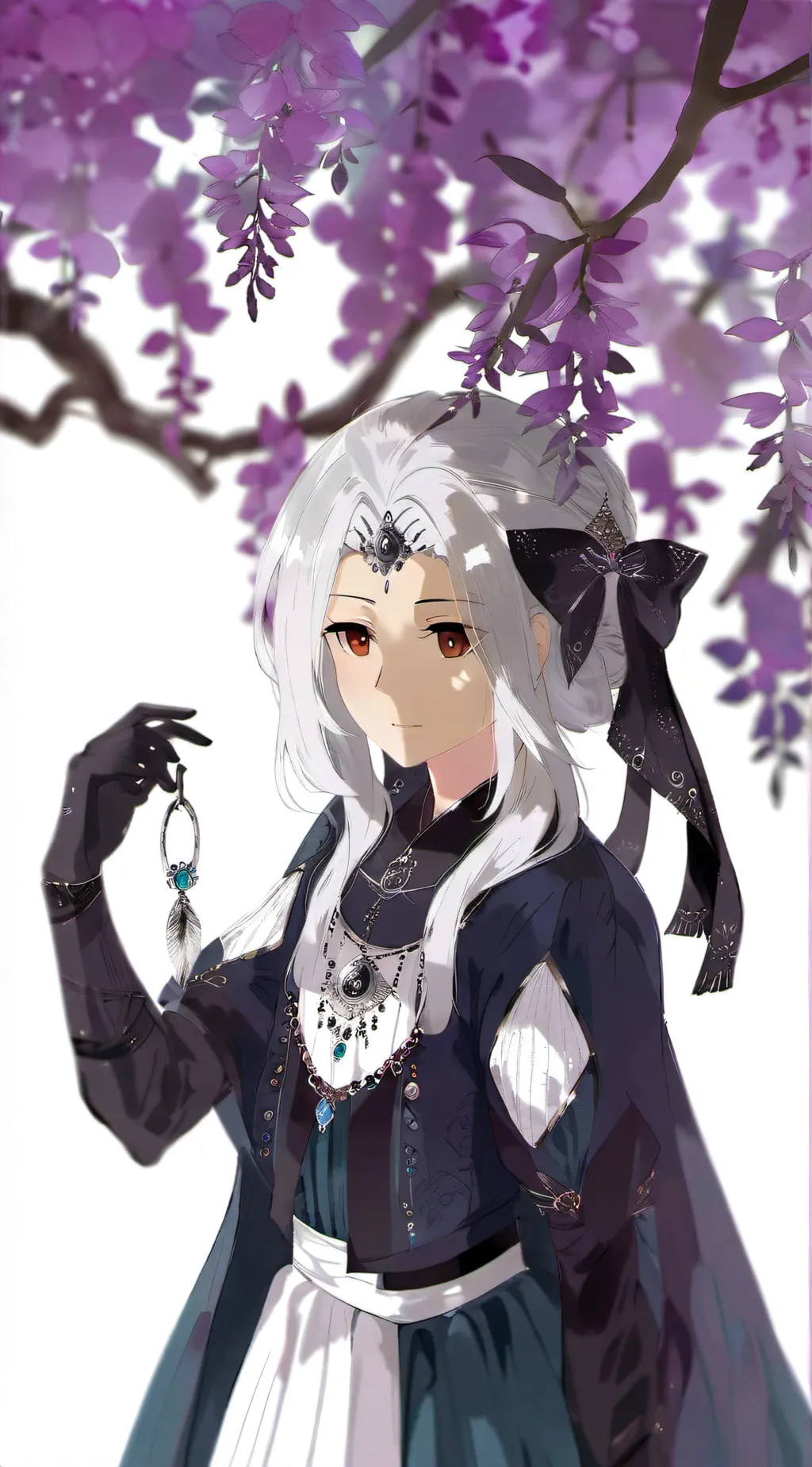 ai character: Blossom background