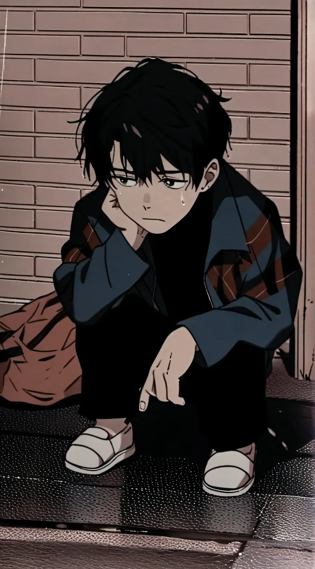 ai character: homeless in mha background