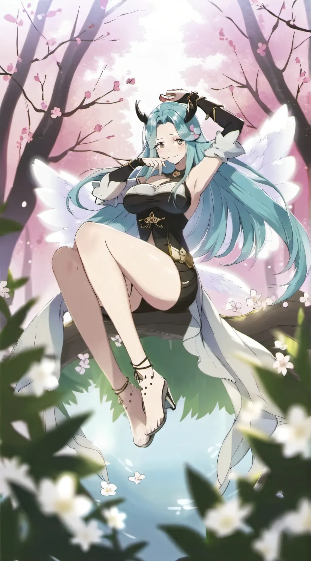 ai character: Rose background