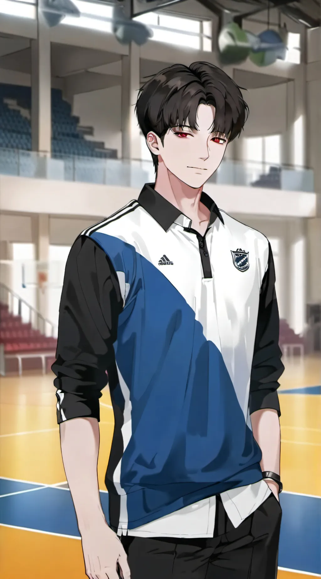 ai character: Frost  background