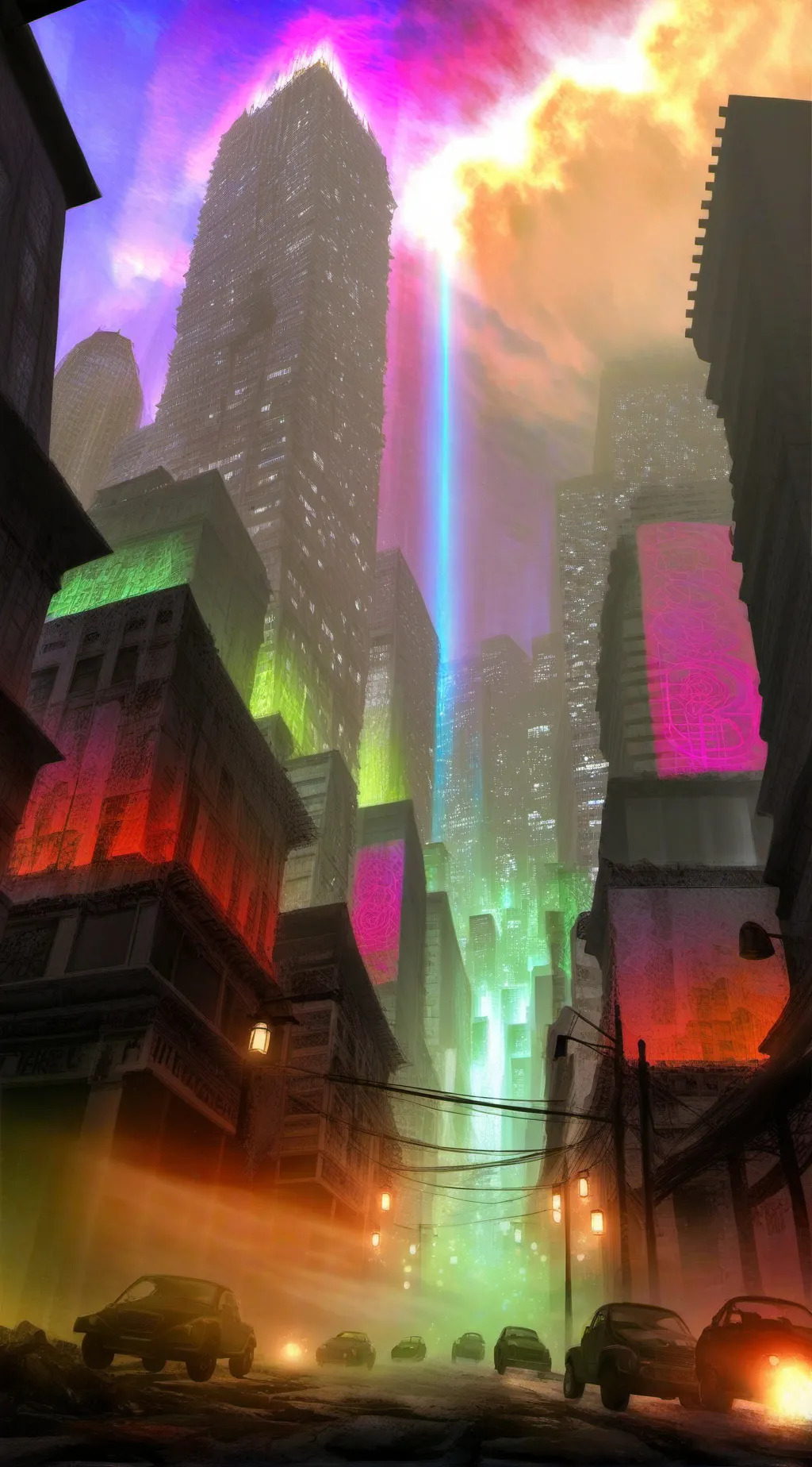 ai character: Amechie City background