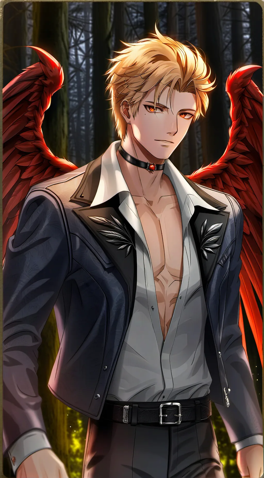 ai character: Keigo Takami  background