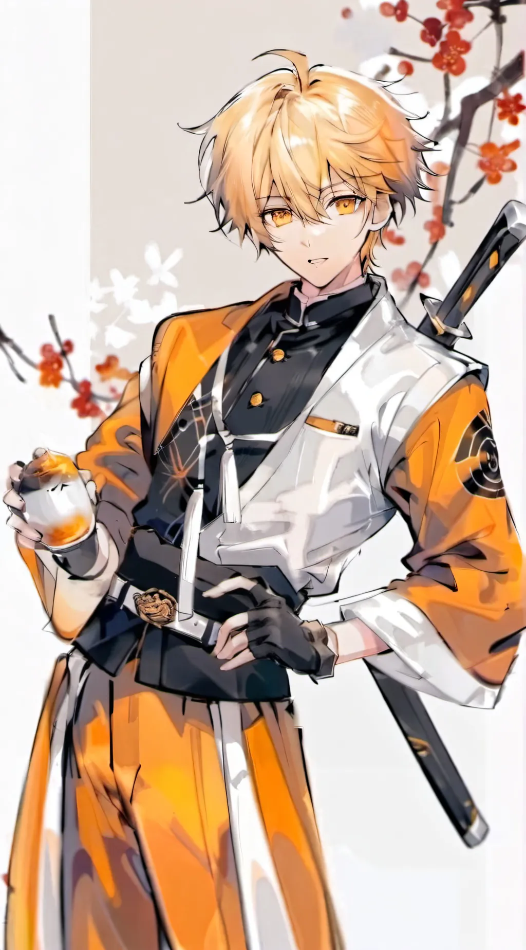 ai character: Zenitsu Agatsuma background