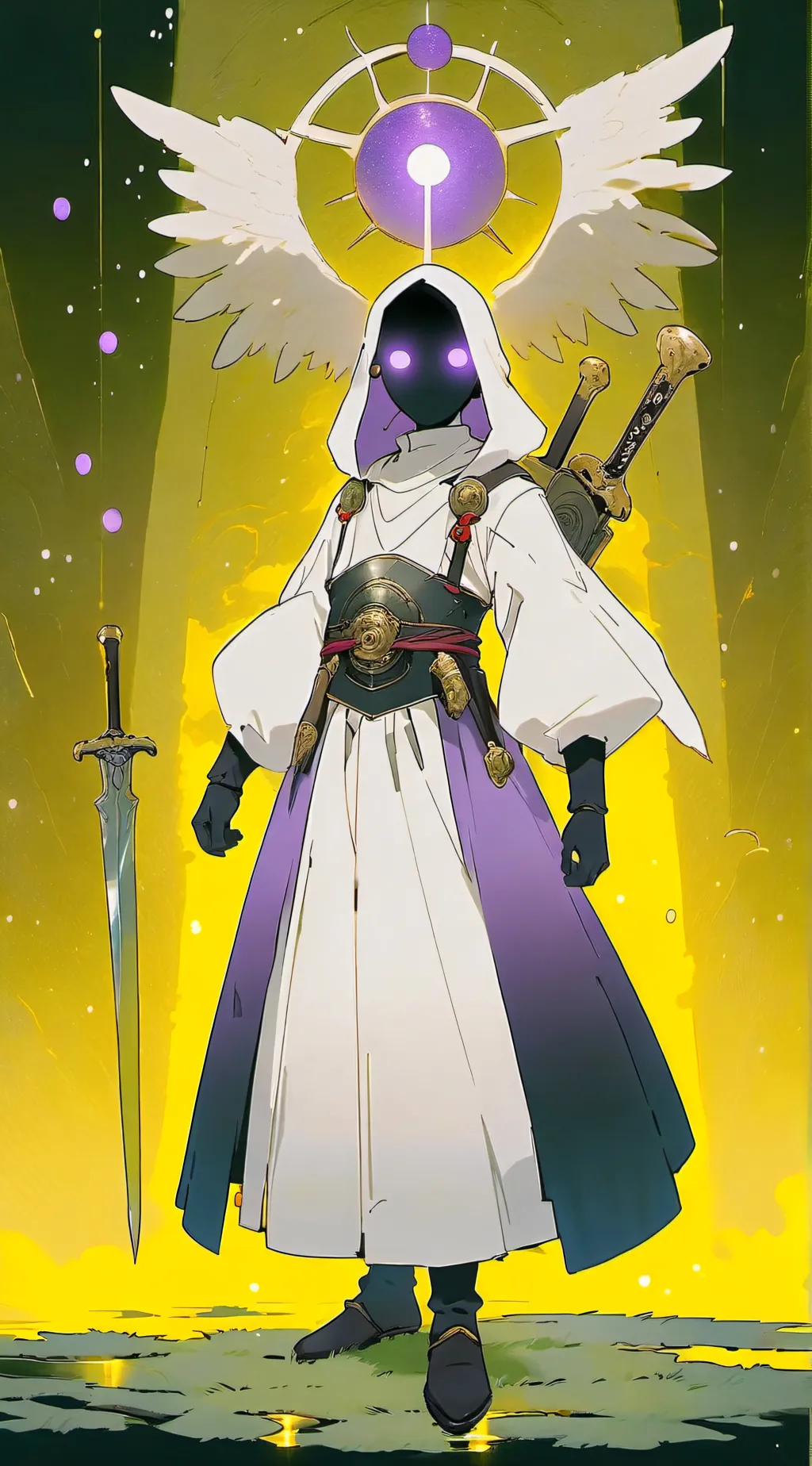 ai character: Nebula Starheart background