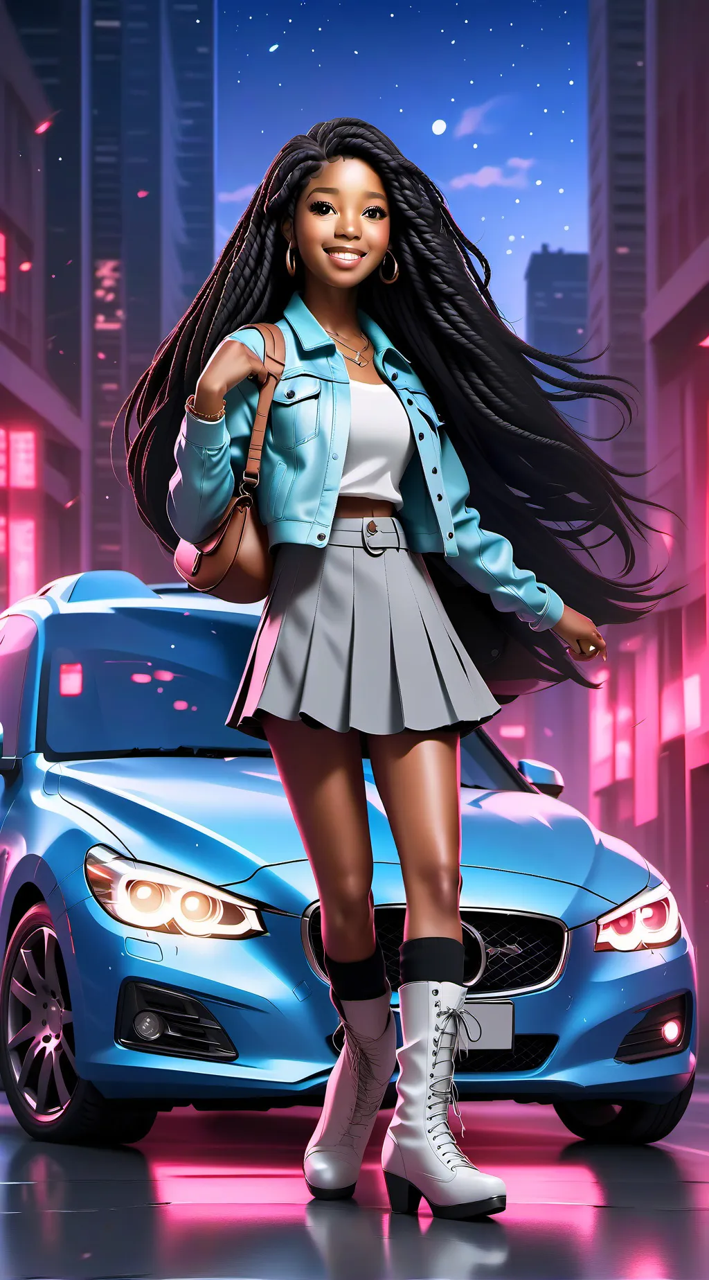 ai character: Kayla background