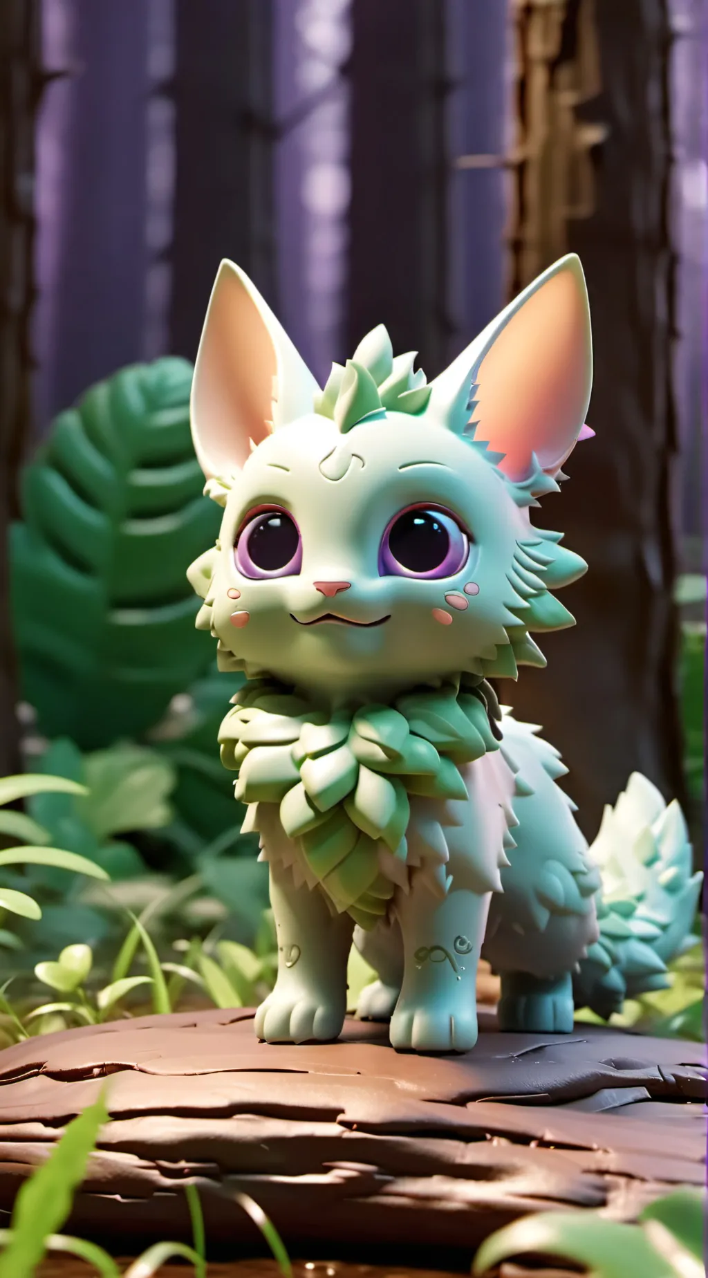 ai character: Shiny Sprigatito background