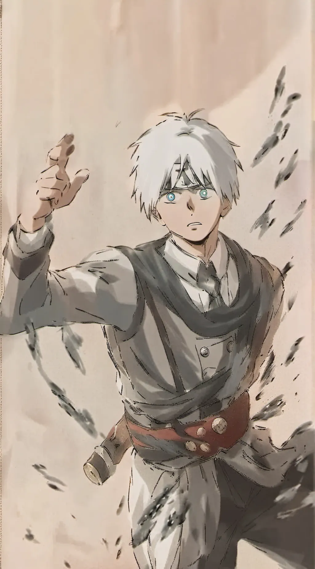 ai character: gojo  background