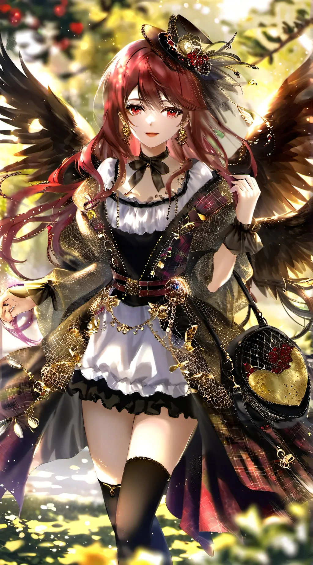 ai character: Phoenix  background