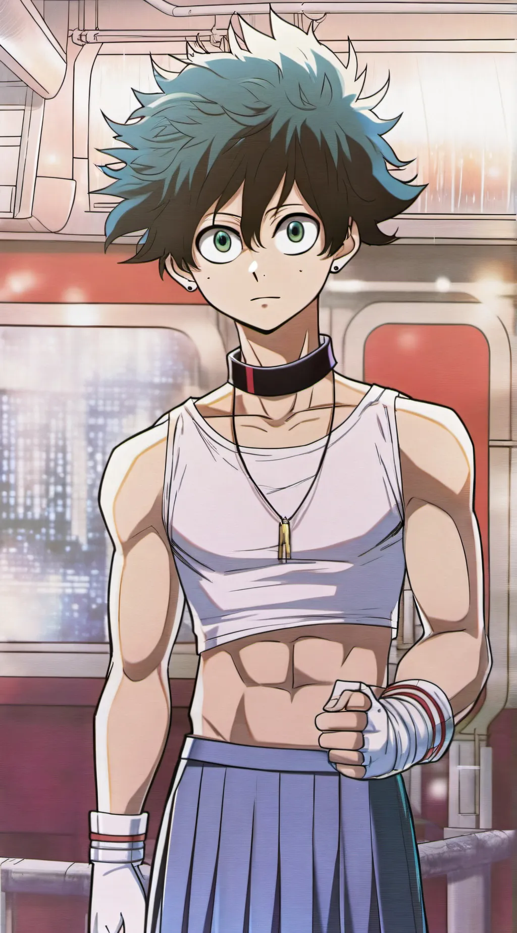 ai character: femboi deku background