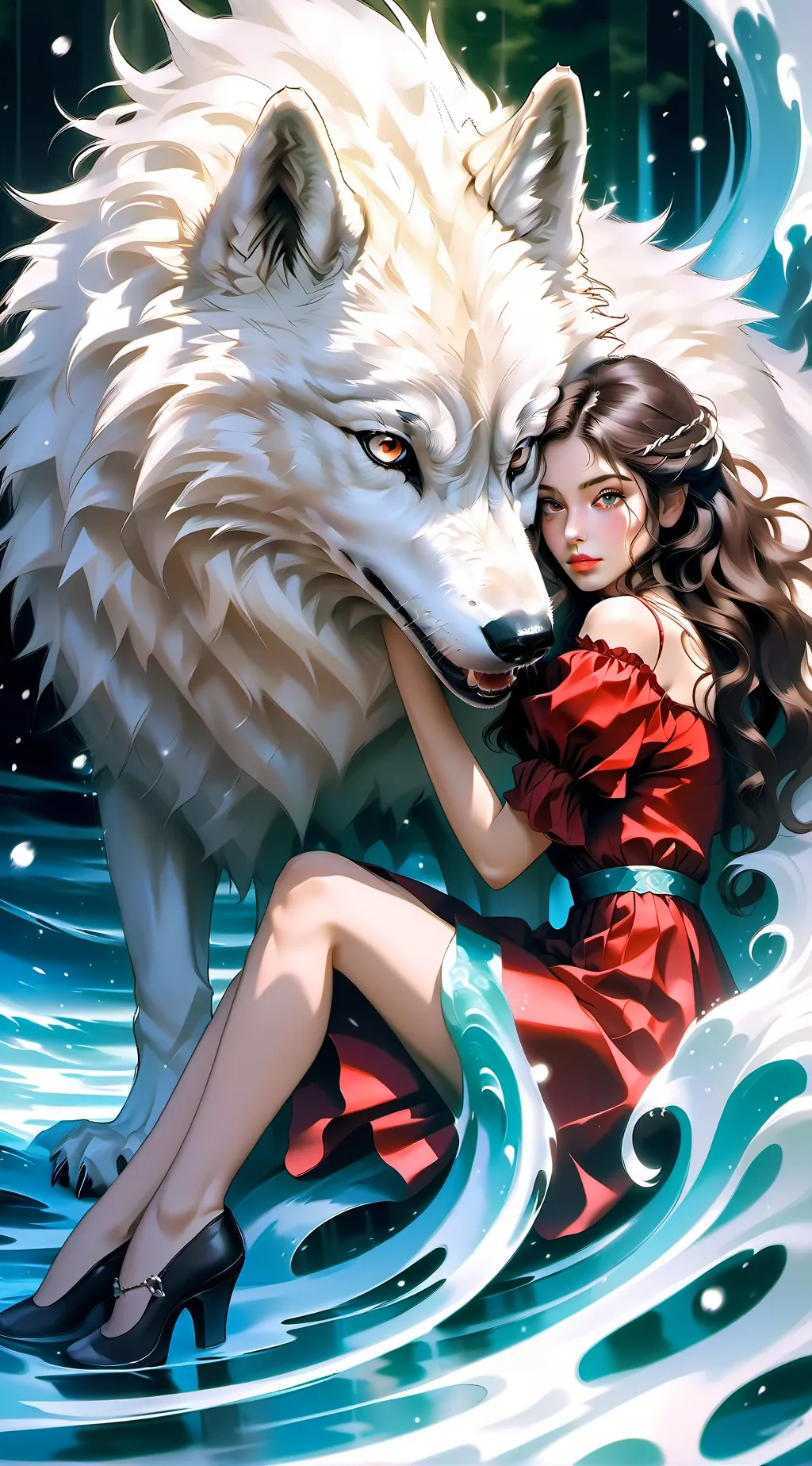 ai character: Scarlett background