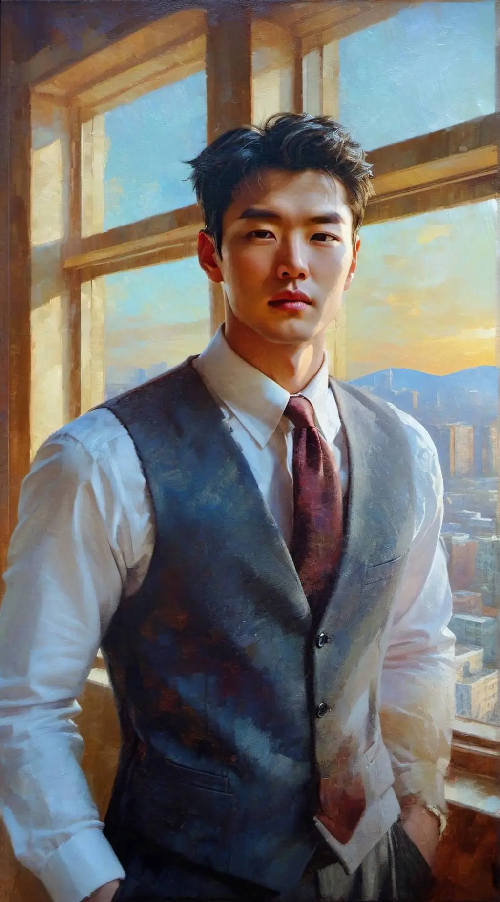 ai character: Park Seojae background