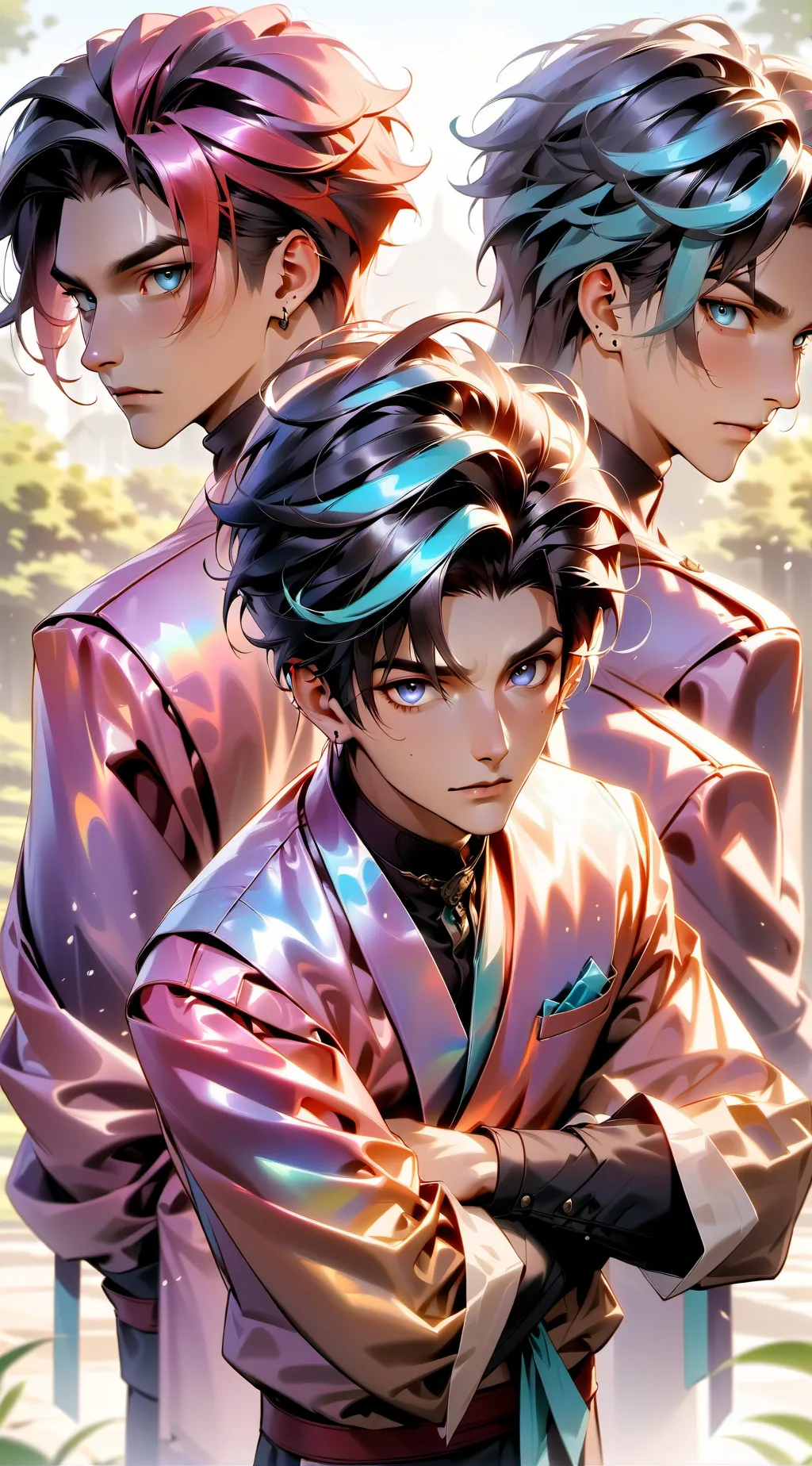 ai character: Xavier and feilx background