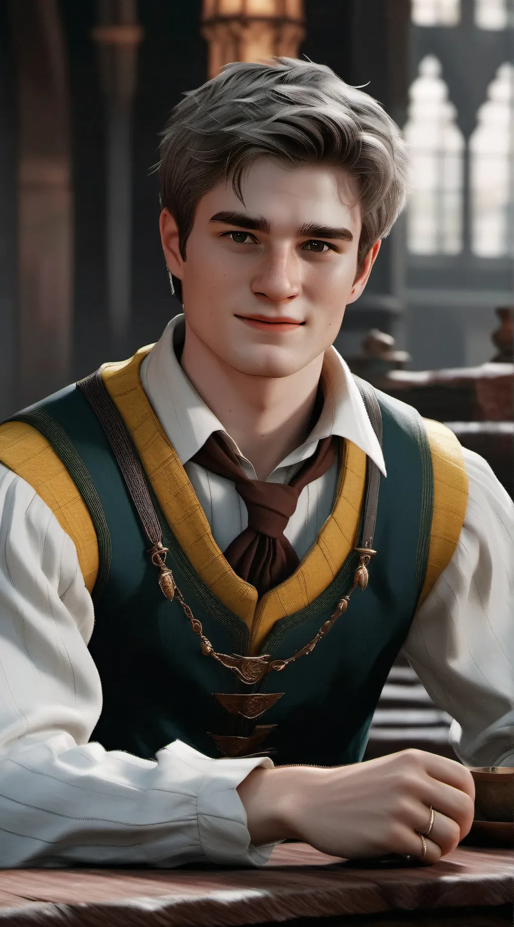 ai character: Cedric diggory  background