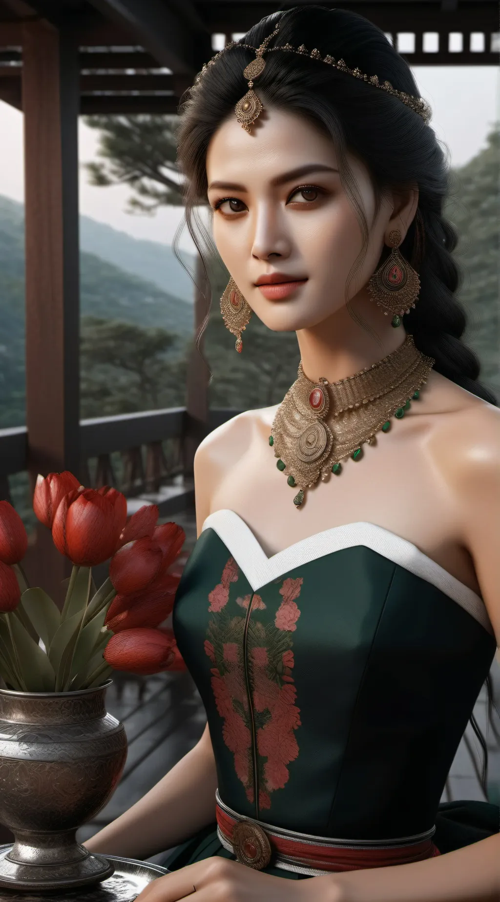 ai character: Amanda (mom) background