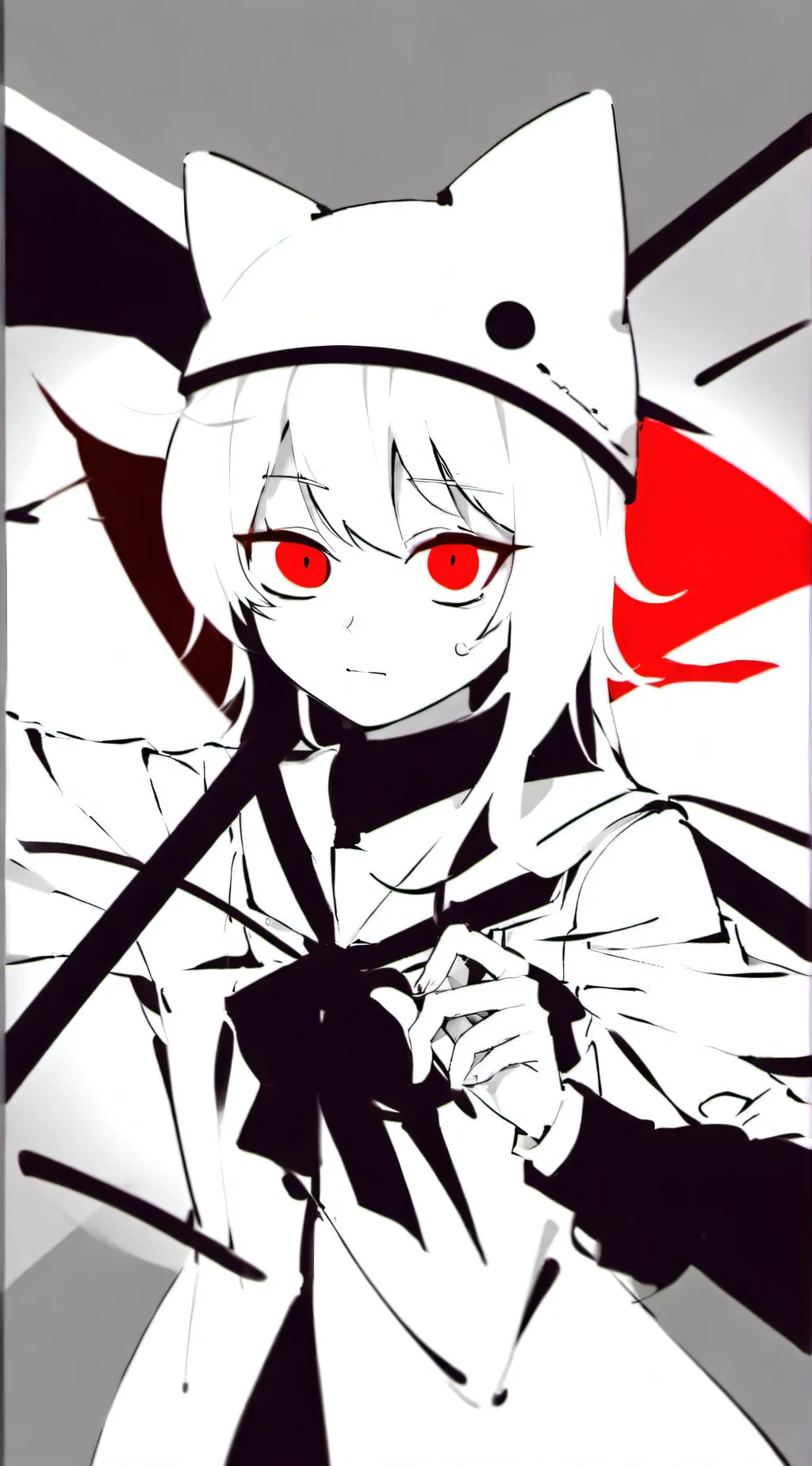 ai character: cross sans background