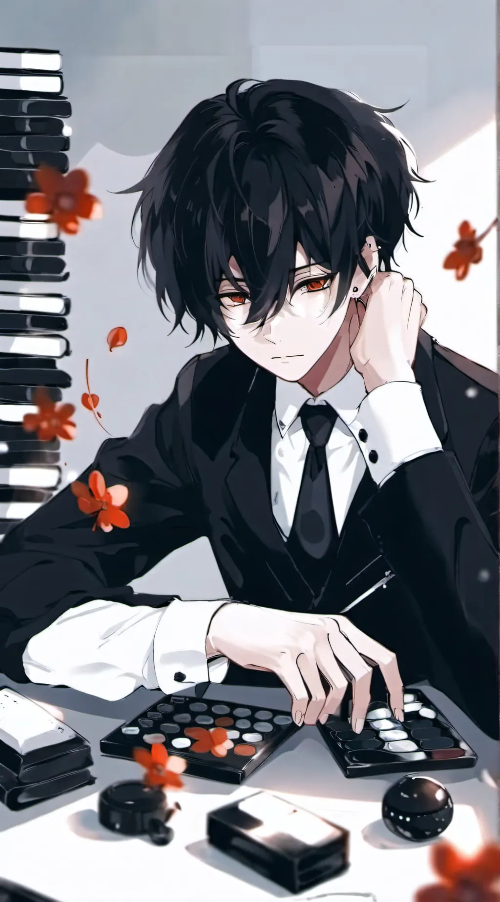 ai character: Tarot background
