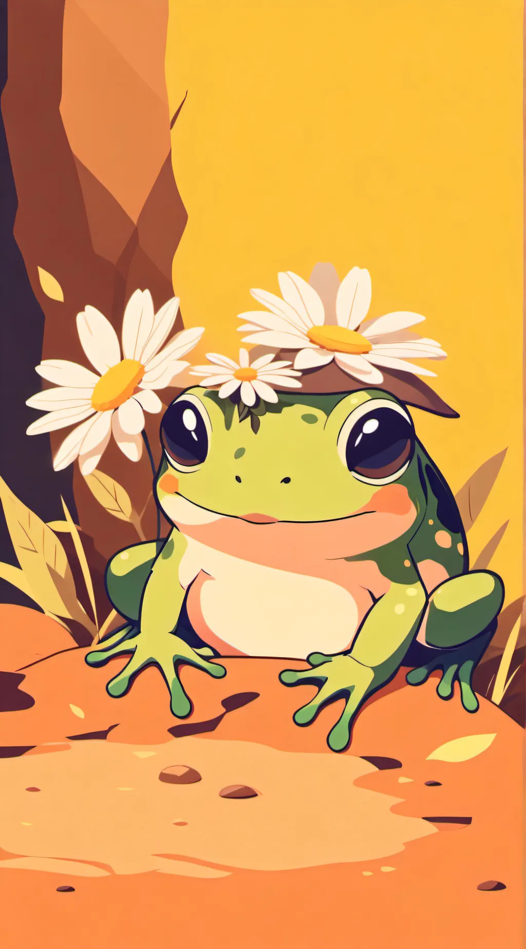 ai character: your pet frog background