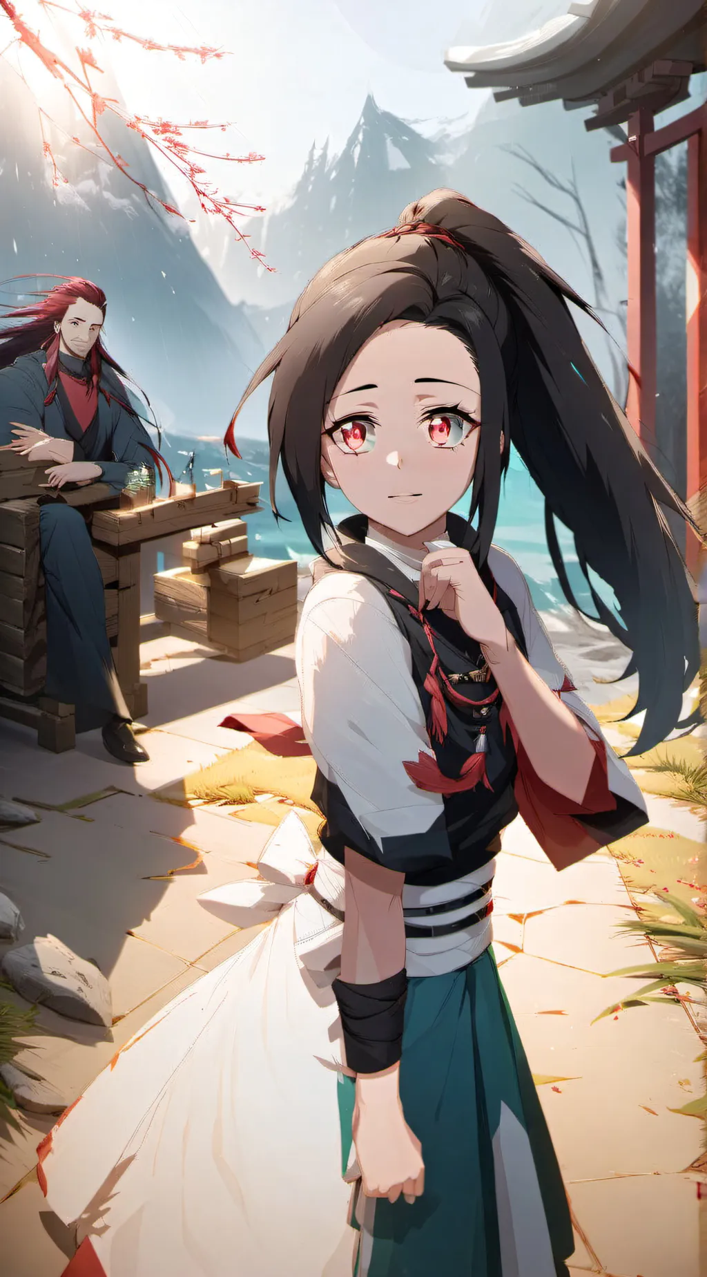 ai character: خر خون کلاس background