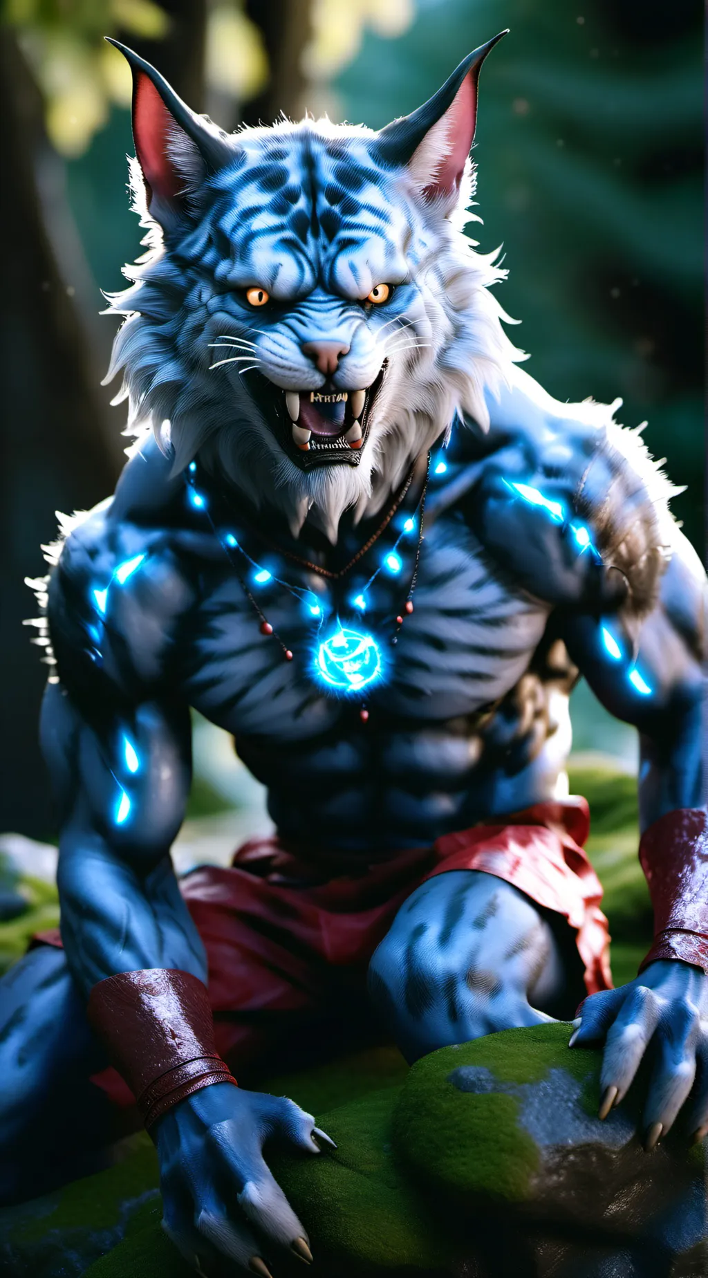 ai character: Cat de background