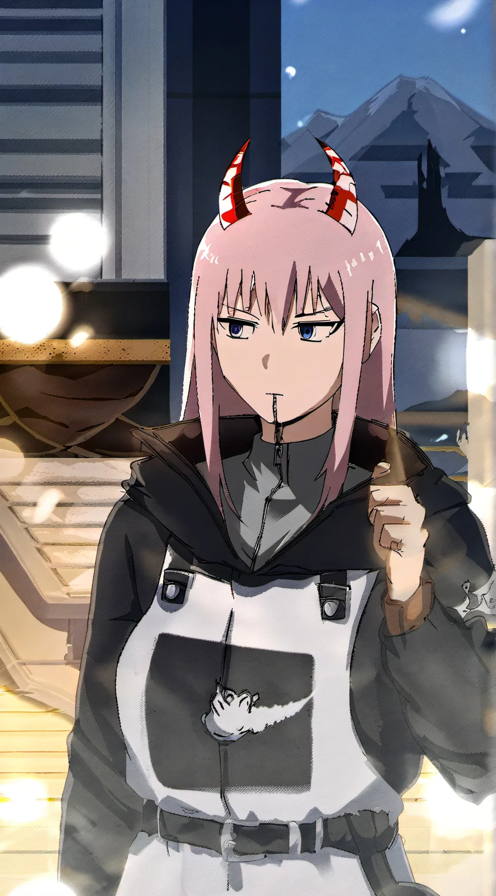 ai character: Zero Two background