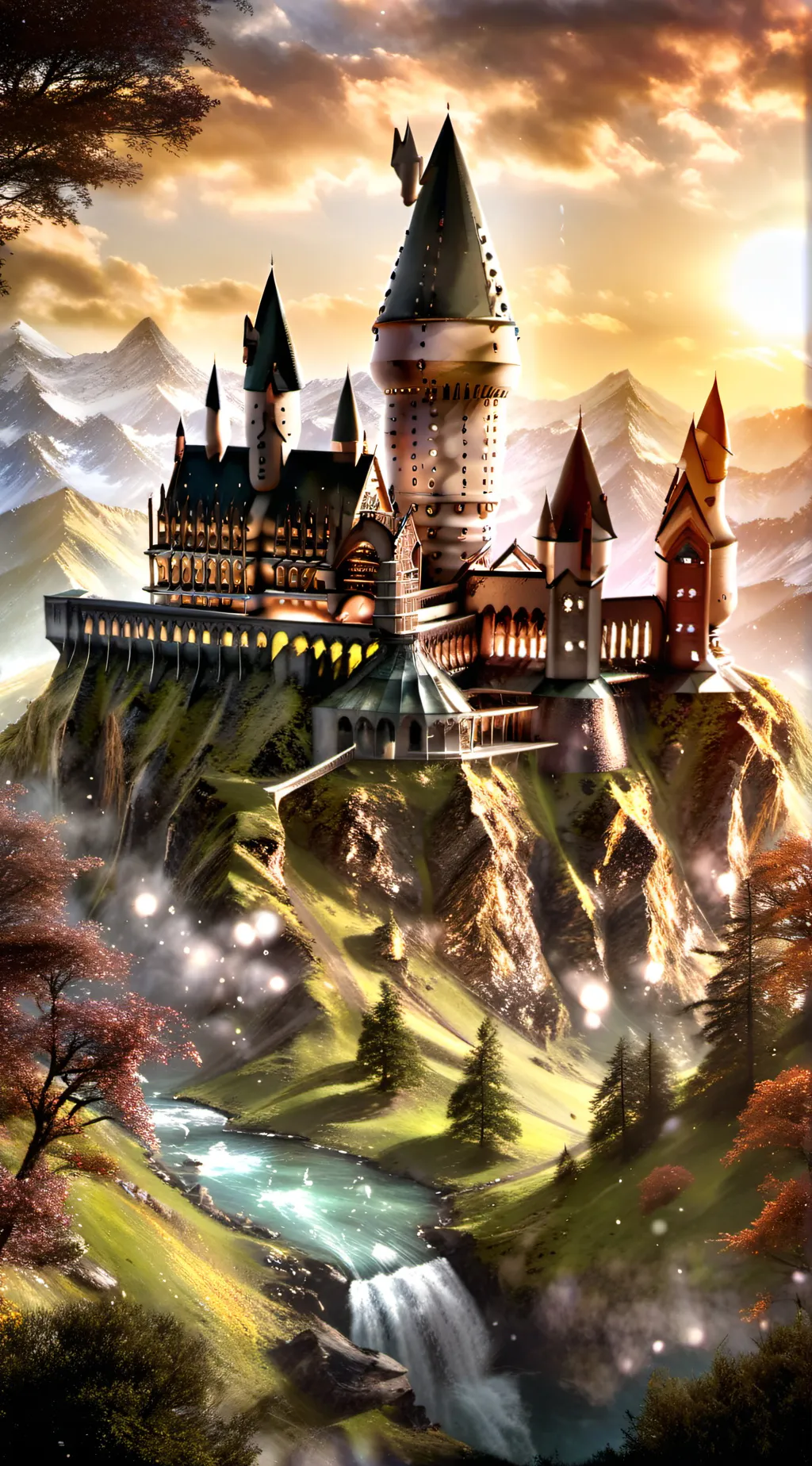 ai character: Hogwarts  background