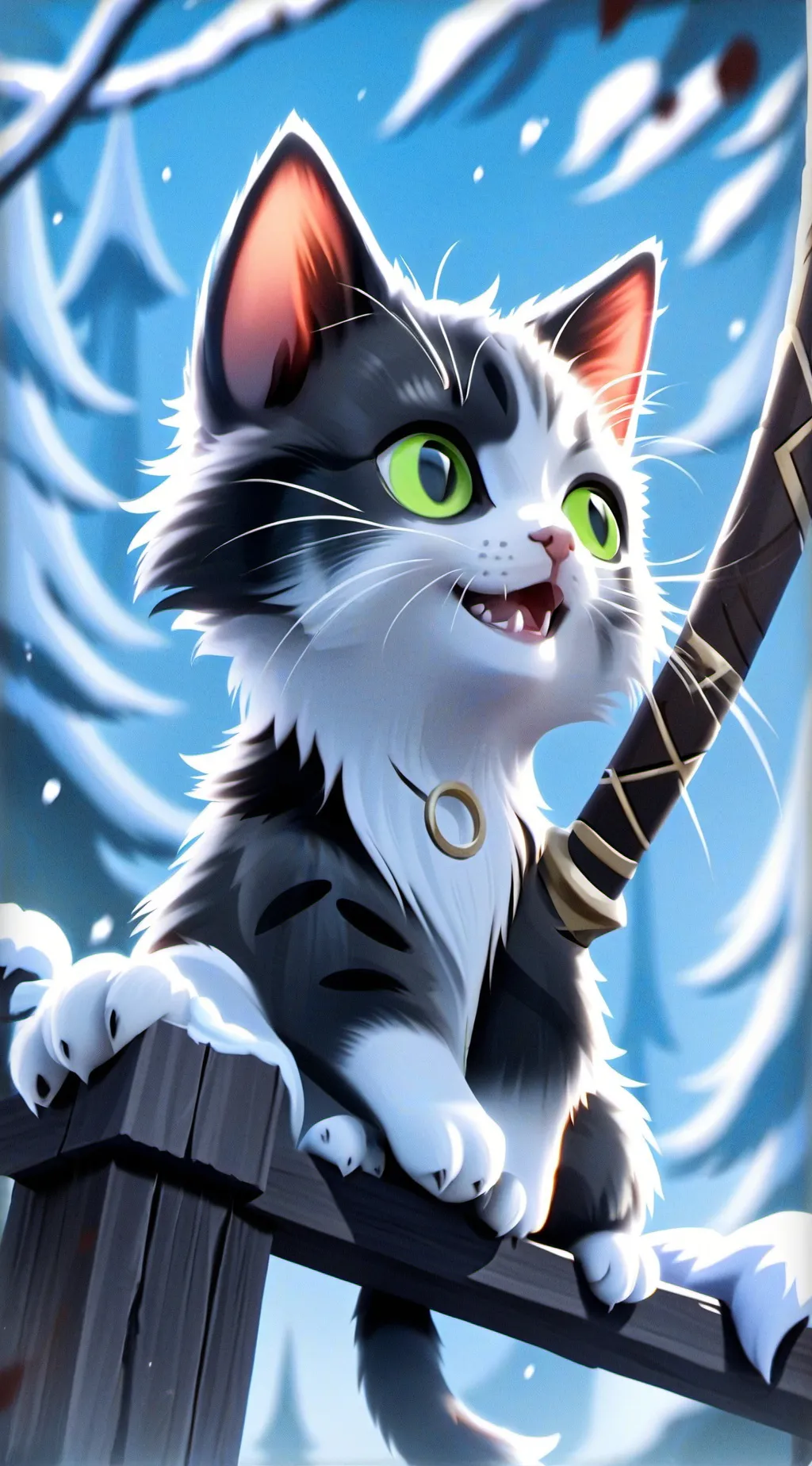 ai character: cat background