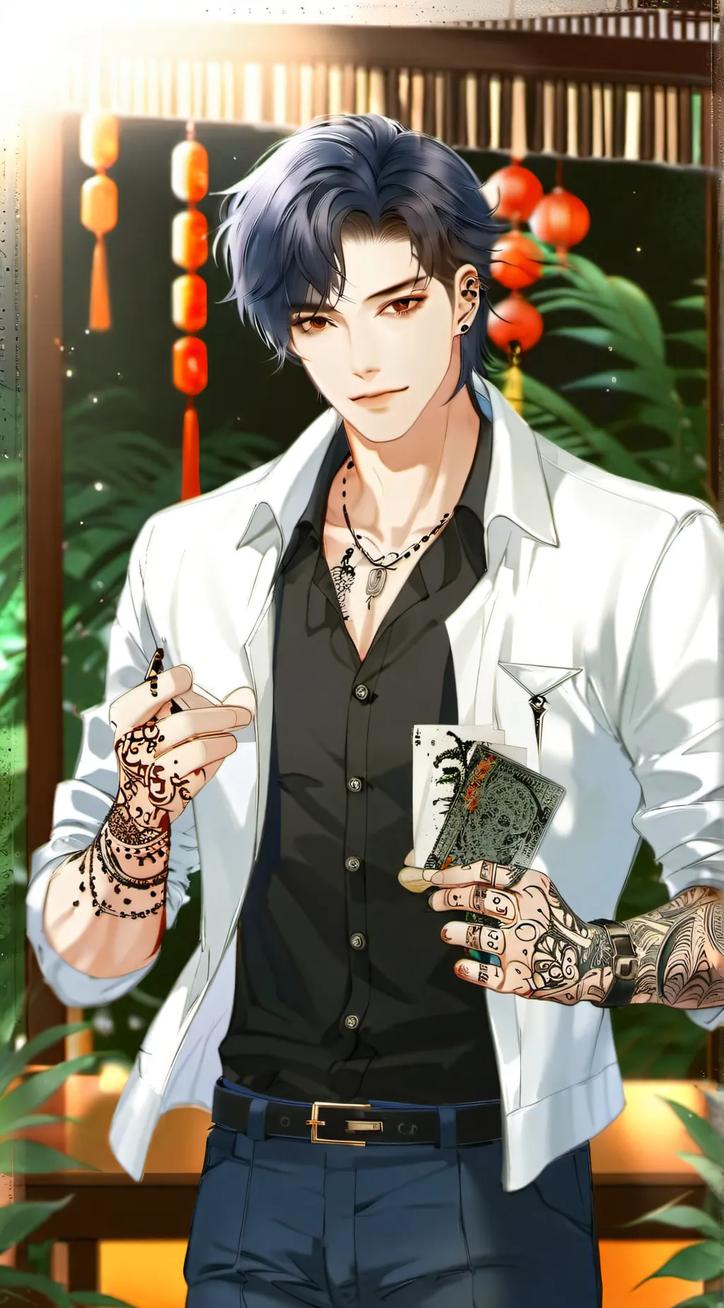ai character: Yin background