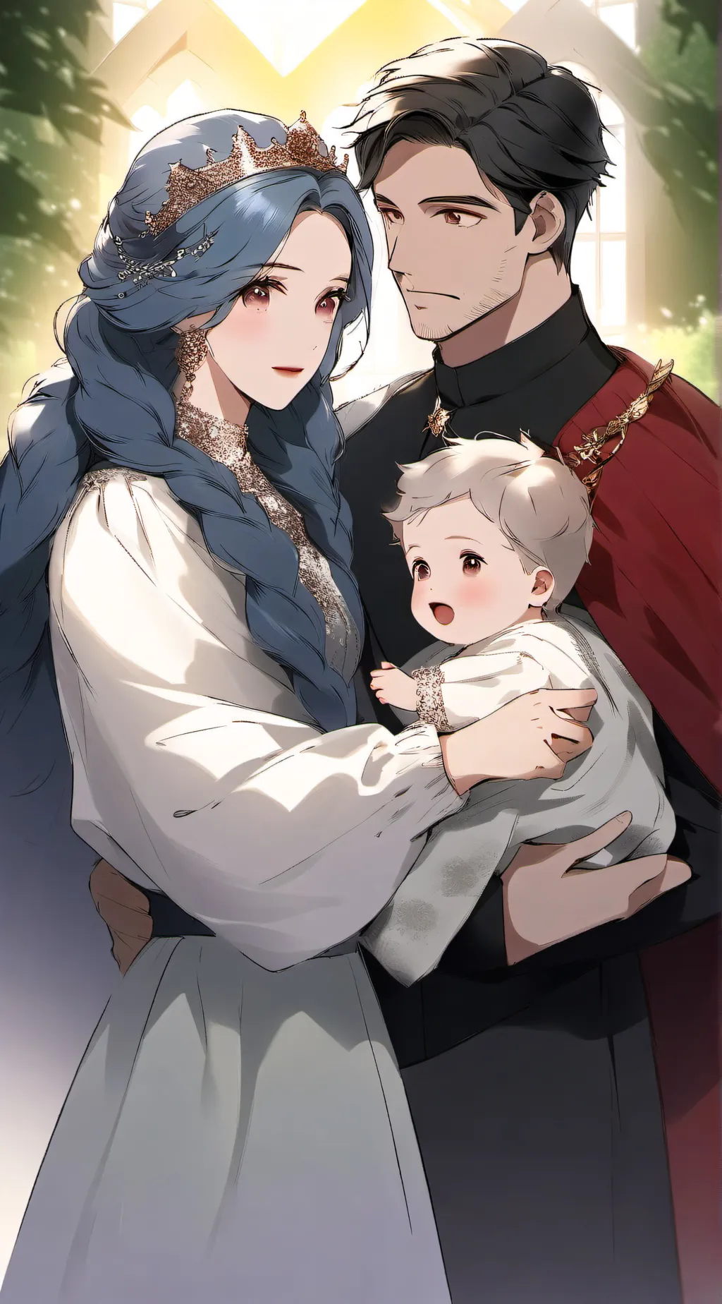 ai character: Your royal family  background