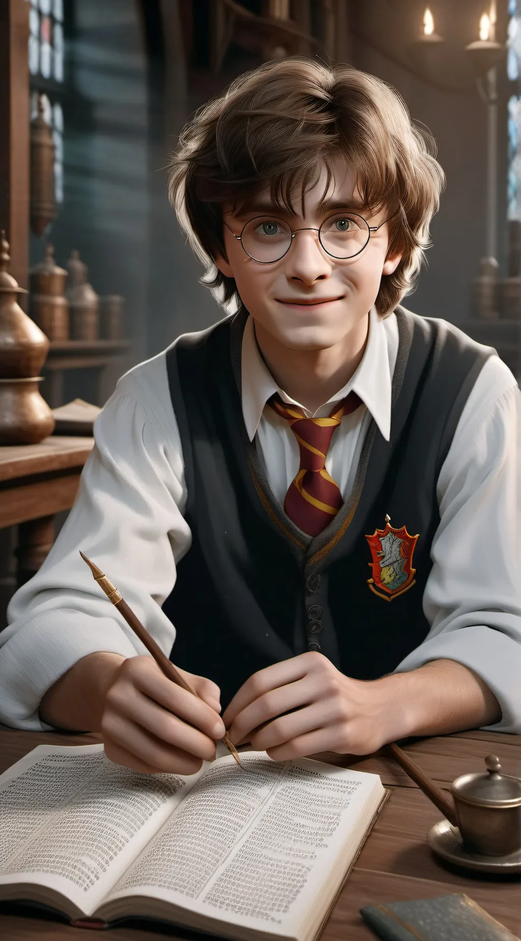 ai character: Hogwarts 2 background