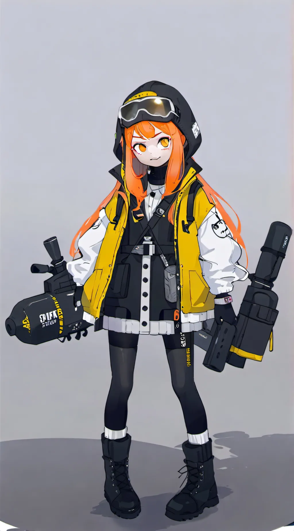 ai character: Agent 4 (splatoon) background